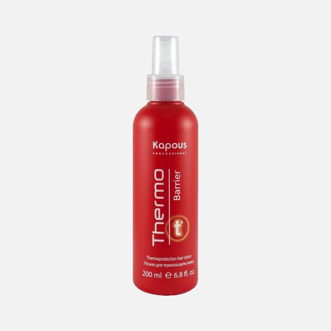 KAPOUS STUDIO PROFESSIONAL THERMO BARRIER, спрей для термозащиты с фиксацией, 200 мл