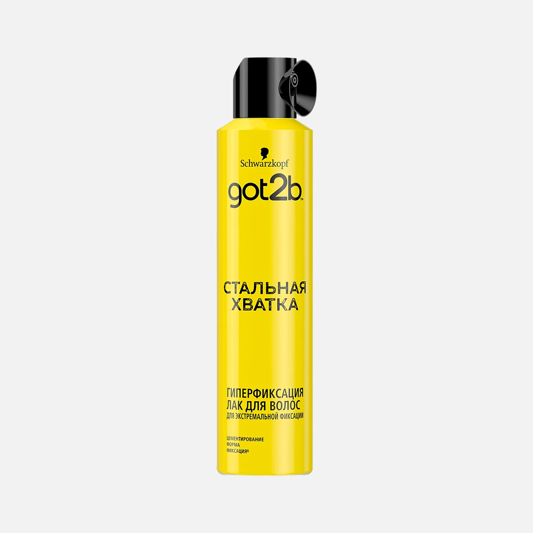 SCHWARZKOPF PROFESSIONAL GOT2B СТАЛЬНАЯ ХВАТКА, аэрозольный лак экстрасильной фиксации, 300 мл