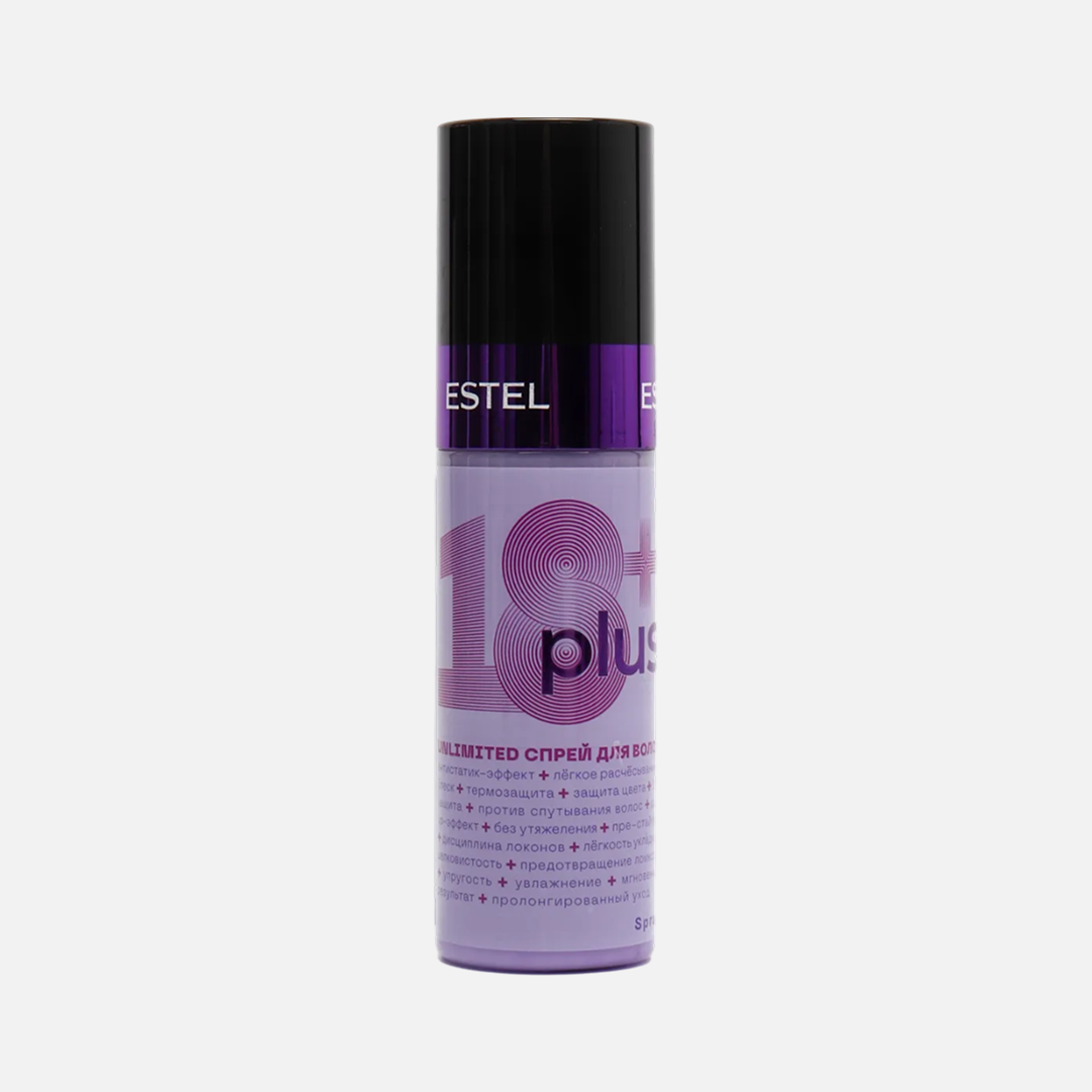 ESTEL PROFESSIONAL 18+ PLUS UNLIMITED, увлажняющий спрей, 100 мл