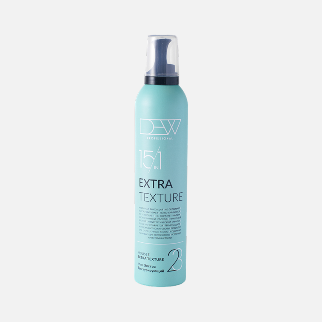DEW PROFESSIONAL EXTRA TEXTURE 15 в 1, мусс текстурирующий, 350 мл