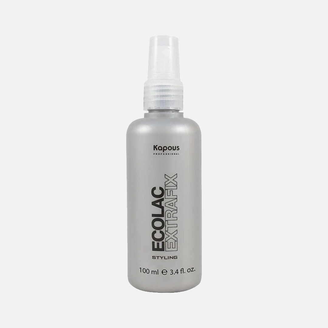 KAPOUS STUDIO PROFESSIONAL ECOLAC EXTRAFIX, жидкий лак для волос сильной фиксации, 100 мл