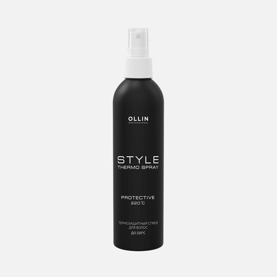 OLLIN STYLE, термозащитный спрей для волос, 250 мл