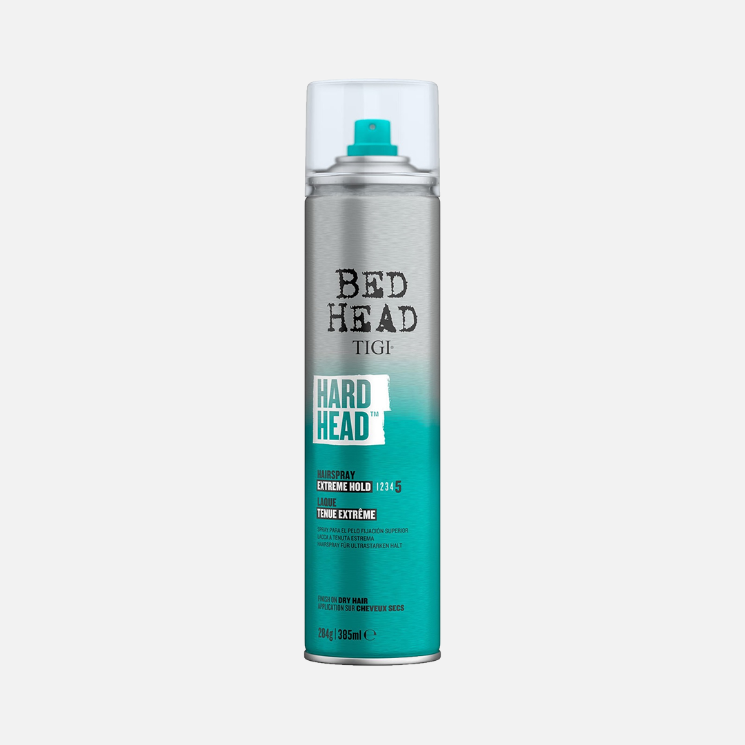 TIGI BED HEAD HARD HOLD, аэрозольный лак для суперсильной фиксации, 385 мл