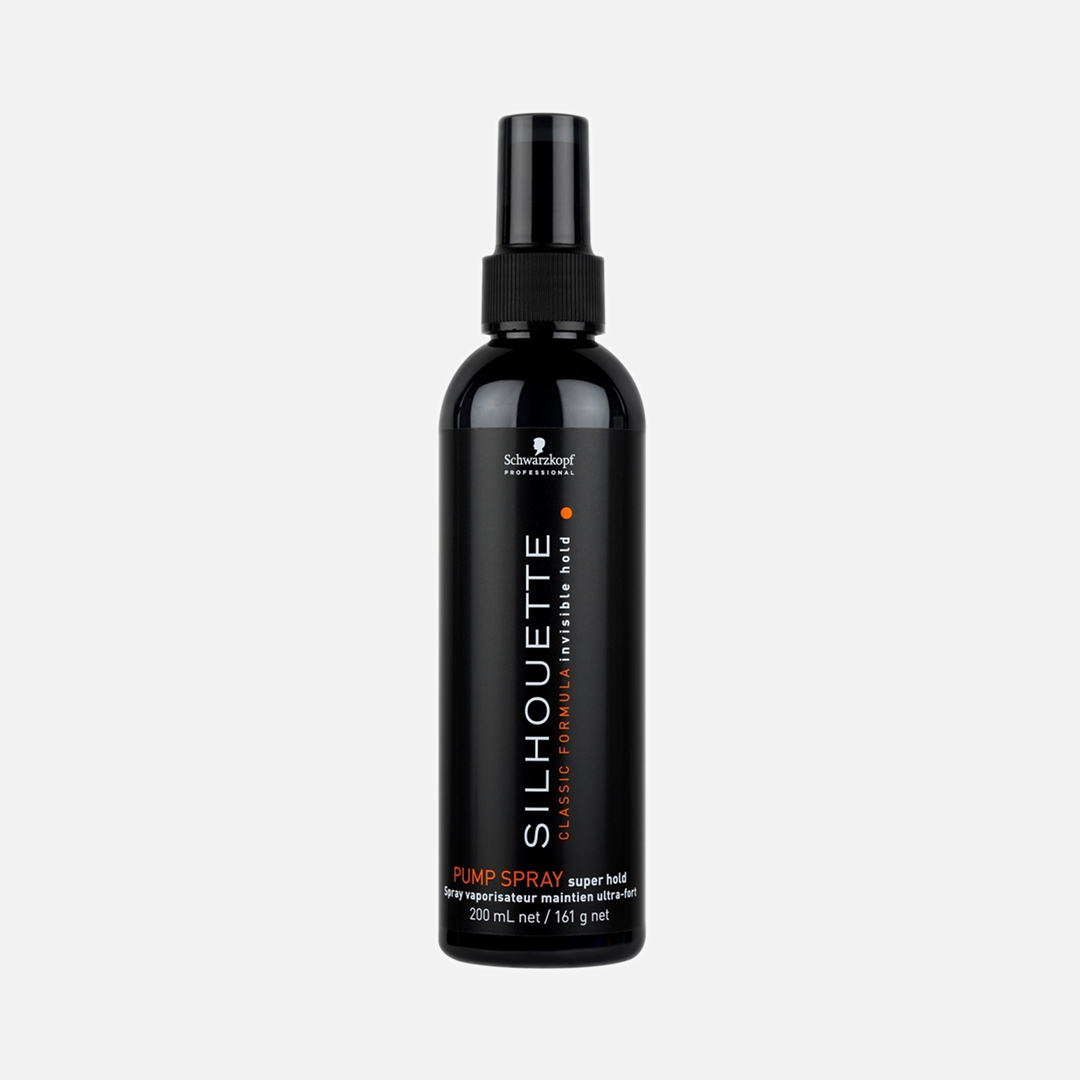 SCHWARZKOPF SILHOUETTE pump spray super hold, жидкий лак сильной фиксации, 200 мл