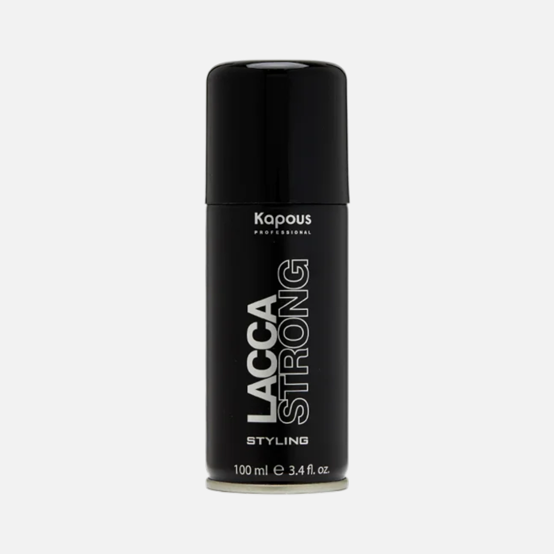 KAPOUS STUDIO PROFESSIONAL LACCA STRONG, аэрозольный лак сильной фиксации, 100 мл
