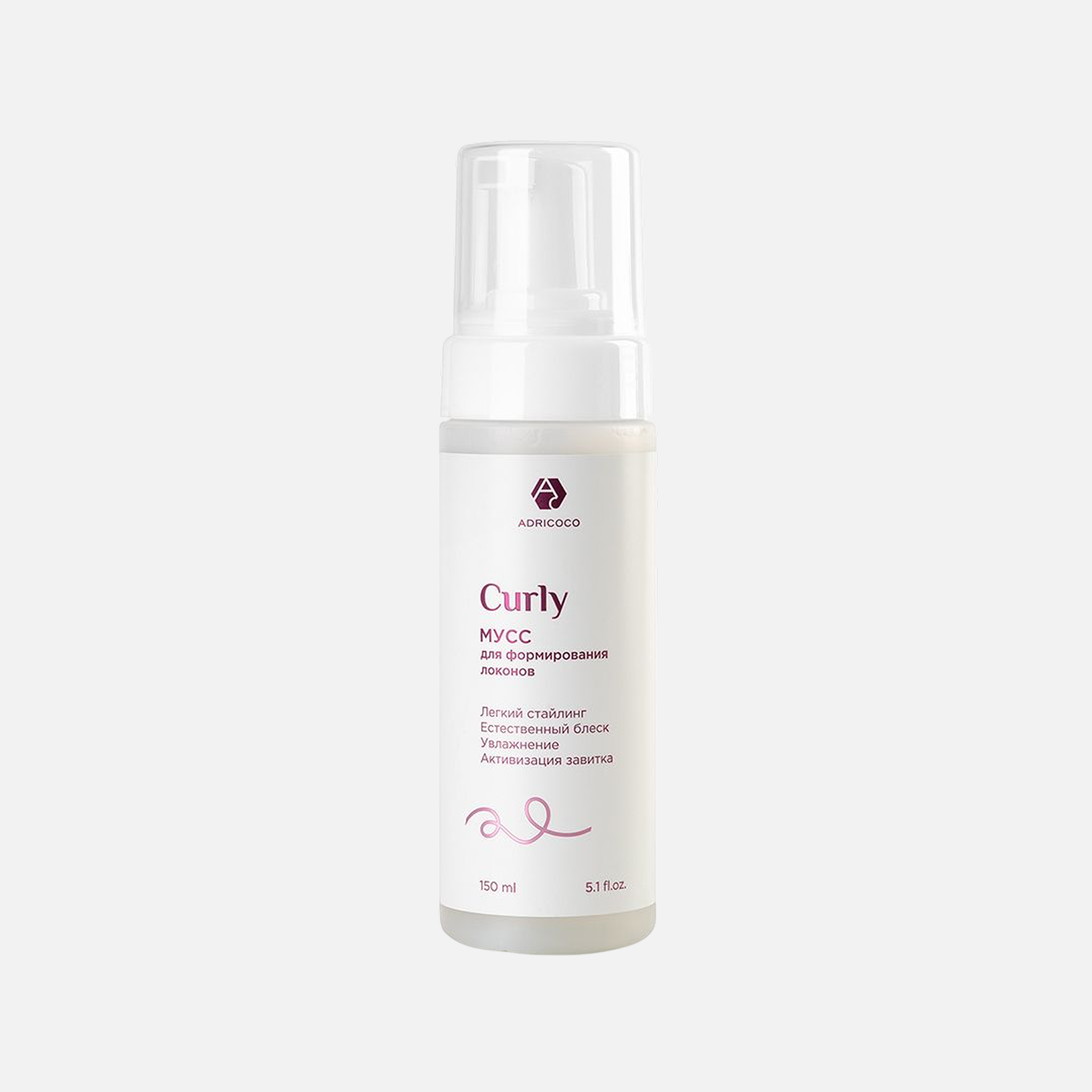 ADRICOCO CURLY, Увлажняющий мусс, 150 мл