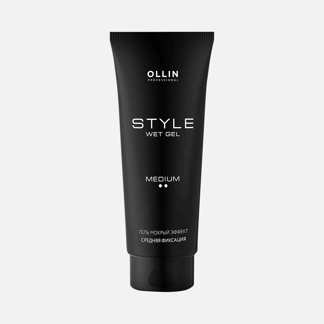 OLLIN STYLE, гель «мокрый эффект» средней фиксации, 200 мл