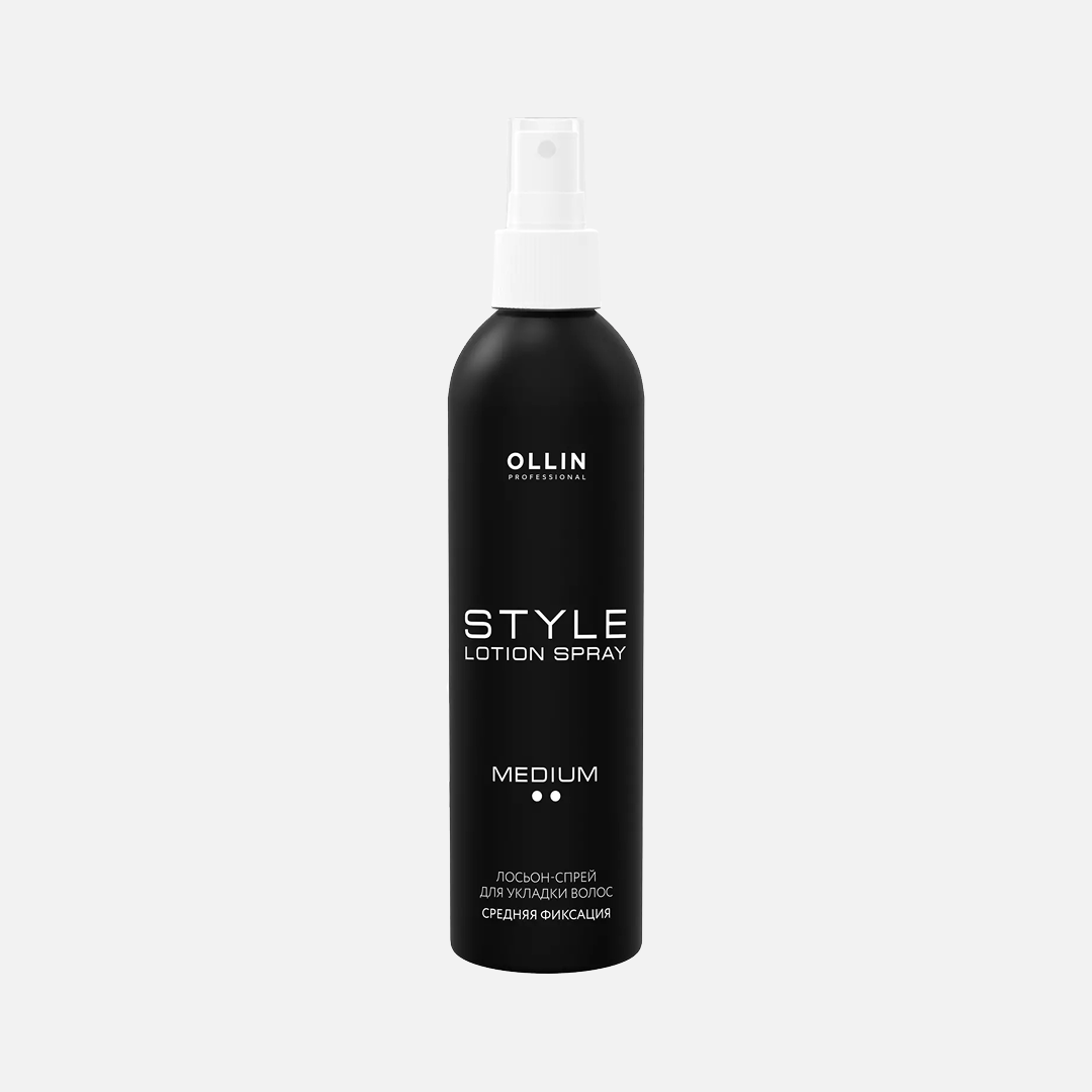 OLLIN STYLE, лосьон-спрей средней фиксации, 250 мл