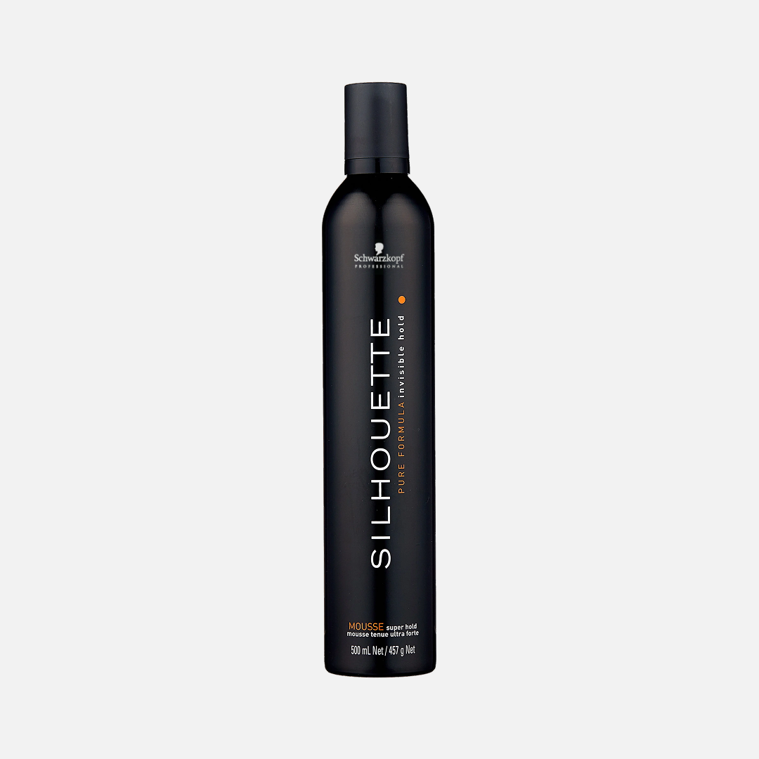 SILHOUETTE MOUSSE SUPER HOLD, мусс для укладки ультрасильной фиксации, 500 мл