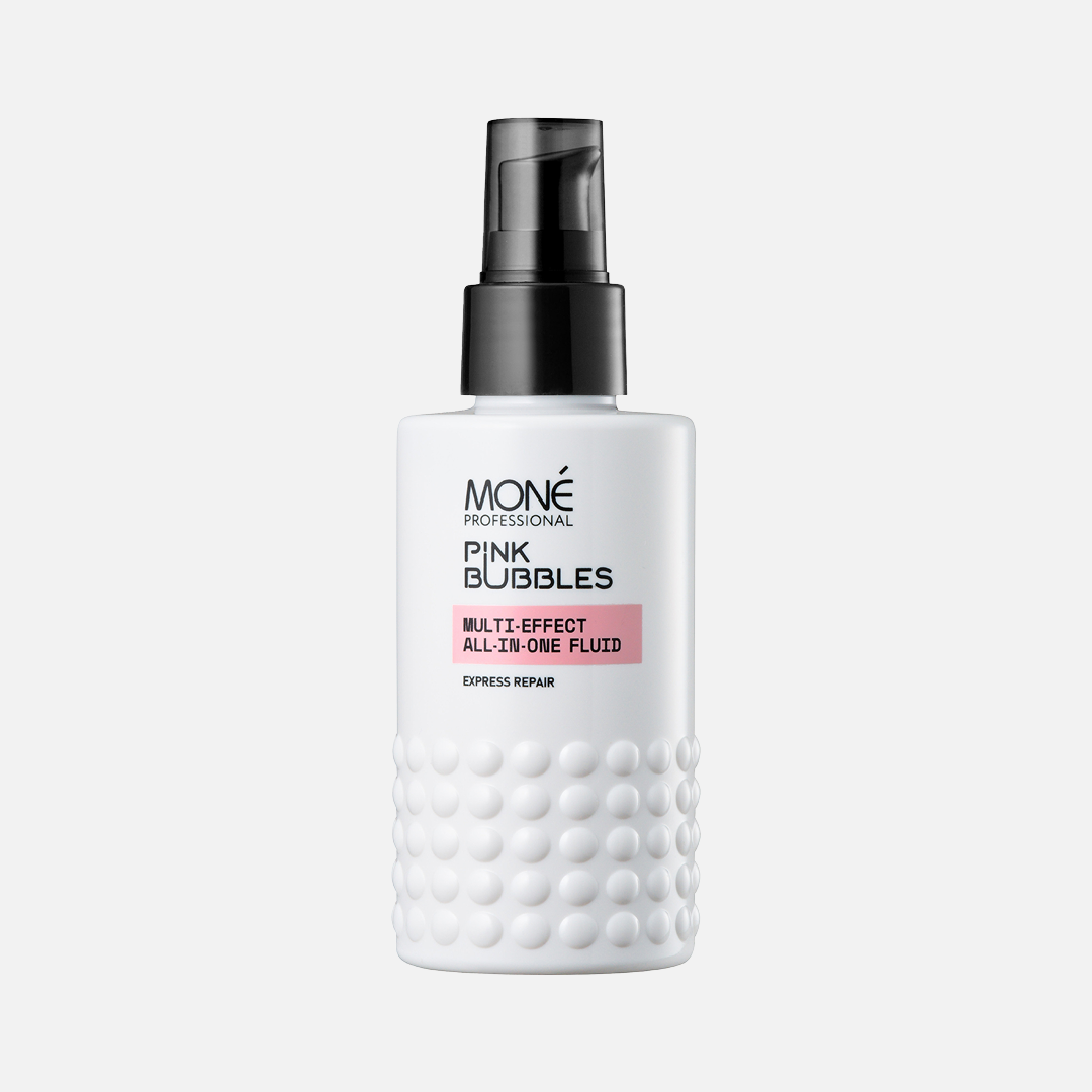 MONE PROFESSIONAL PINK BUBBLES MULTI-EFFECT ALL-IN-ONE FLUID, мульти уход флюид, 150 мл