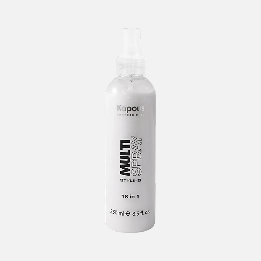 KAPOUS STUDIO PROFESSIONAL MULTI SPRAY STYLING, мультиспрей для укладки волос 18 в 1, 250 мл