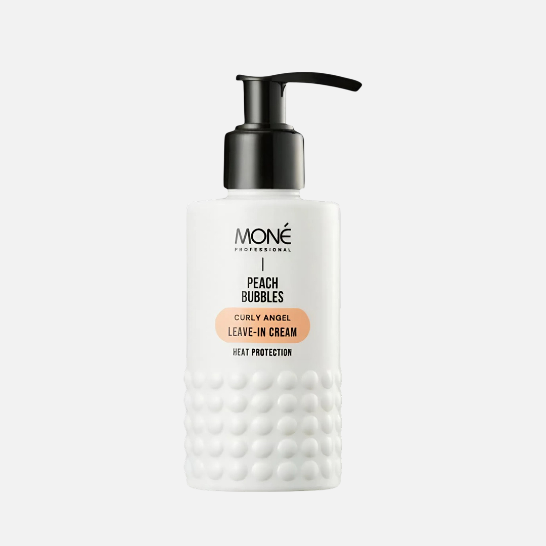 MONE PROFESSIONAL PEACH BUBBLES CURLY ANGEL LEAVE IN CREAM, несмываемый крем, 150 мл