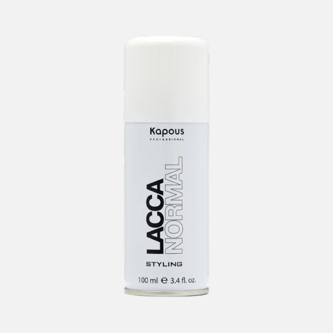 KAPOUS STUDIO PROFESSIONAL, аэрозольный лак для волос нормальной фиксации, 100 мл
