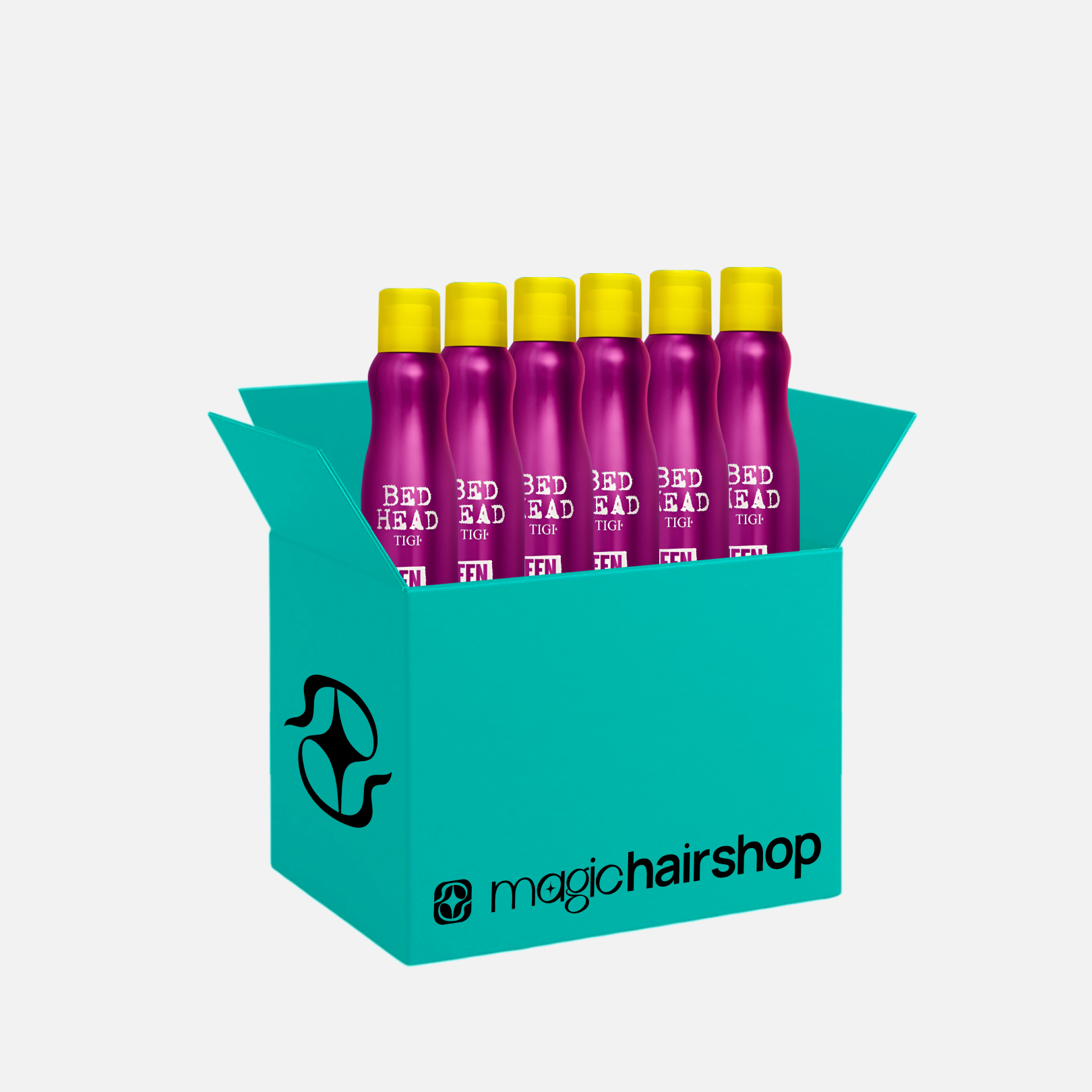 Коробка TIGI BED HEAD SUPERSTAR QUEEN FOR A DAY, спрей-пенка для придания объема и плотности, 311 мл, 6 шт
