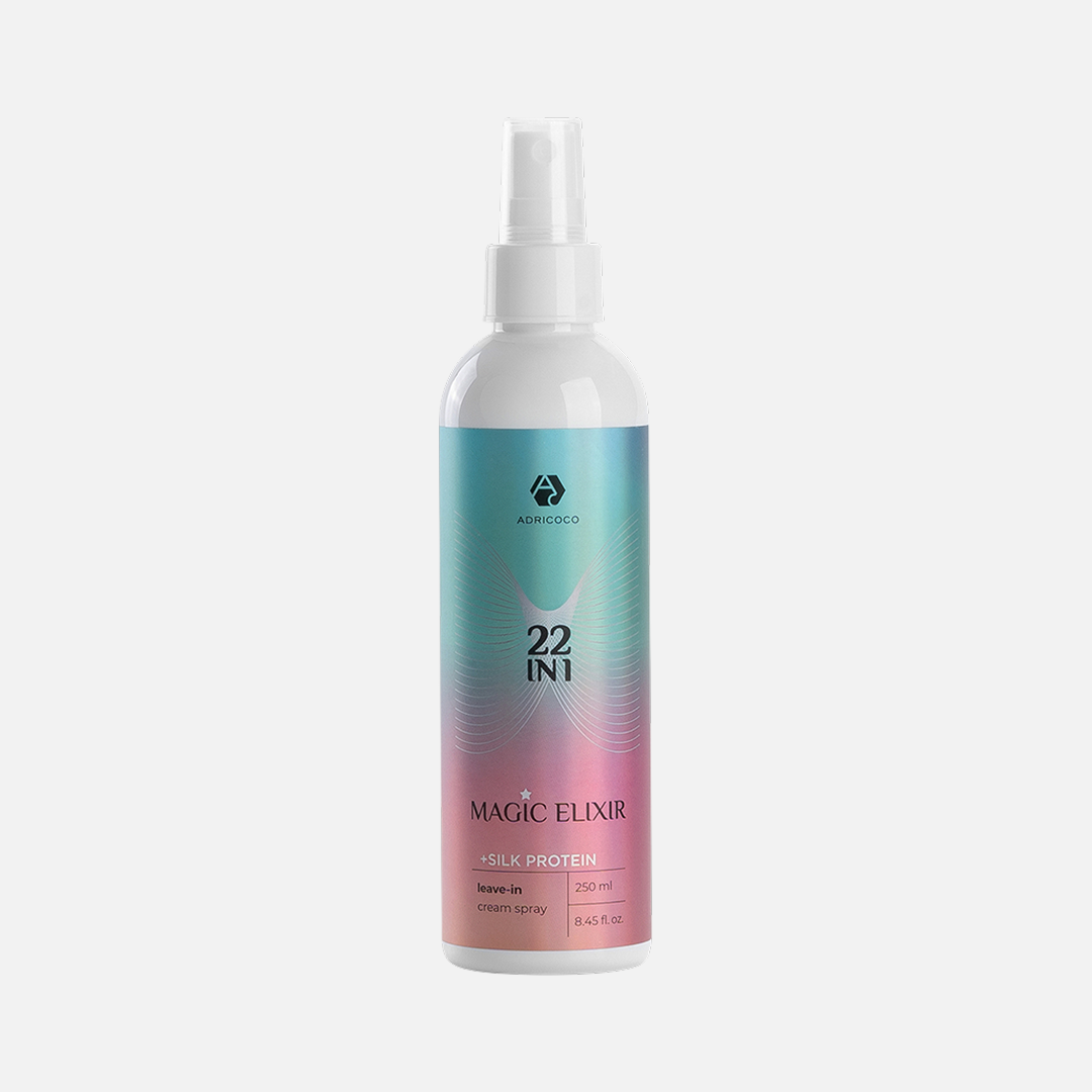 ADRICOCO MAGIC ELIXIR, мультифункциональный крем-спрей для волос 22 в 1, 250 мл