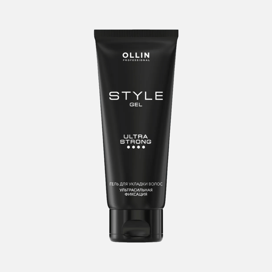 OLLIN STYLE, гель для укладки ультрасильной фиксации, 200 мл