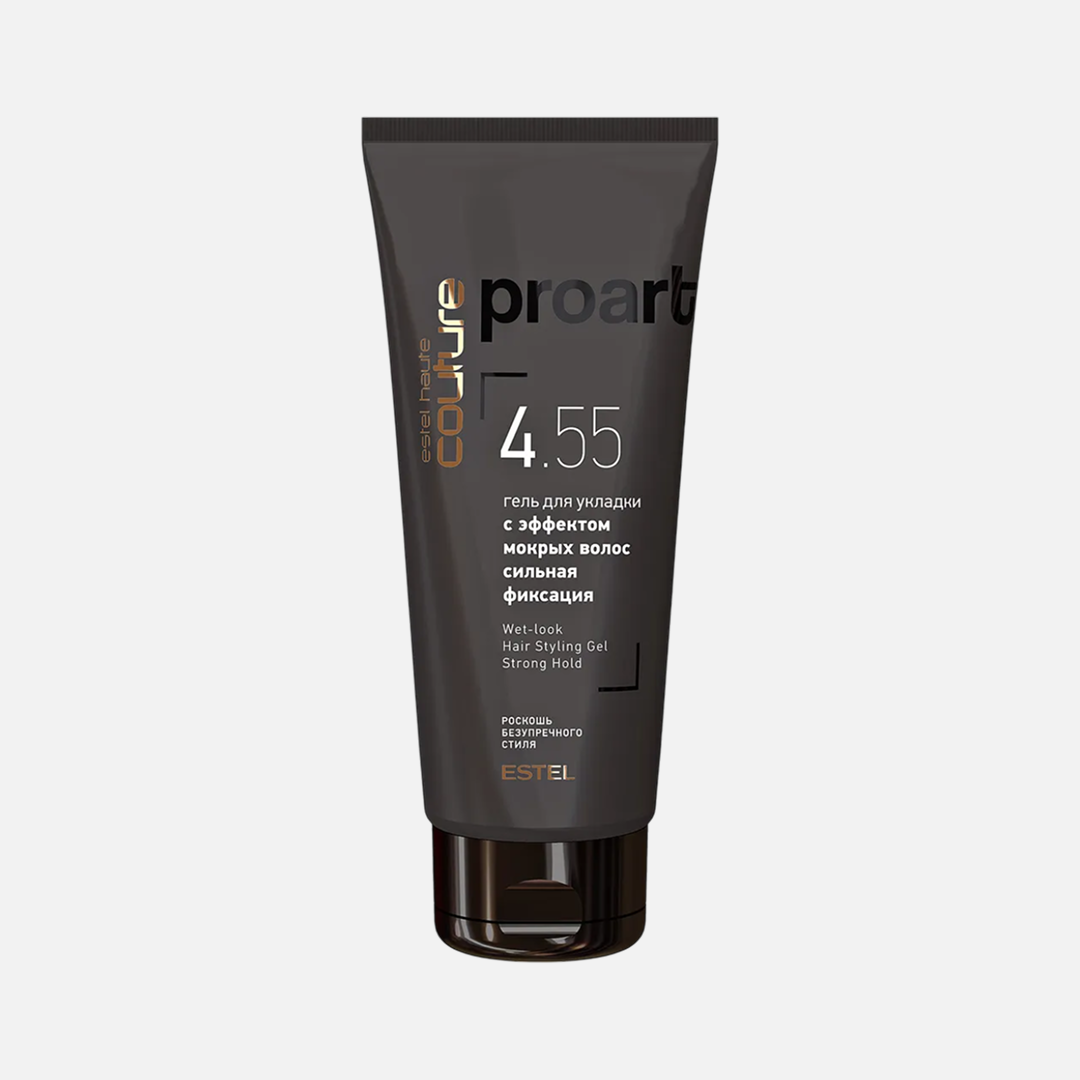 ESTEL PROFESSIONAL HAUTE COUTURE 4.55, гель для укладки с эффектом мокрых волос сильная фиксация, 200 мл