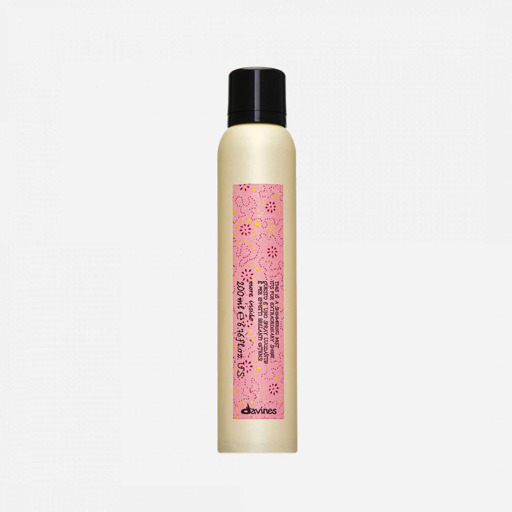 DAVINES MI SHIMMERING, мерцающий спрей для исключительного блеска волос, 200 мл
