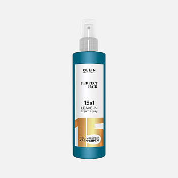 OLLIN PERFECT HAIR «15 в 1», несмываемый крем-спрей для ухода и подготовки, 100 мл
