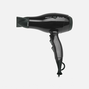 DEWAL PROFILE COMPACT 03-119 BLACK, профессиональный компактный фен, 2000 Вт