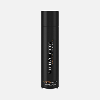 SILHOUETTE SUPER HOLD HAIRSPRAY, аэрозольный лак для волос ультрасильной фиксации, 300 мл