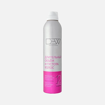DEW PROFESSIONAL, спрей-мусс уплотняющий для объема волос, 300мл