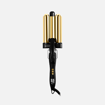 MAGIC HAIR CURL WAVES, тройная титановая плойка для волос, 25 мм