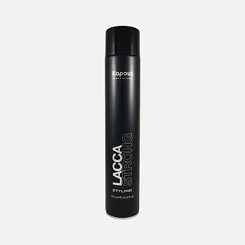 KAPOUS STUDIO PROFESSIONAL LACCA STRONG, аэрозольный лак сильной фиксации, 750 мл