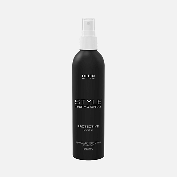 OLLIN STYLE, термозащитный спрей для волос, 250 мл