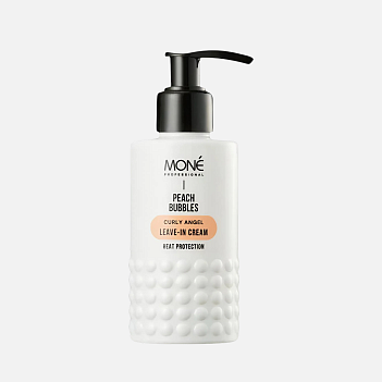 MONE PROFESSIONAL PEACH BUBBLES CURLY ANGEL LEAVE IN CREAM, несмываемый крем, 150 мл