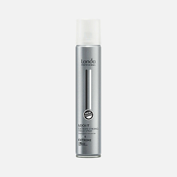 LONDA PROFESSIONAL LOCK IT EXTREME STRONG №4, аэрозольный лак для волос экстремальной фиксации, 250 мл