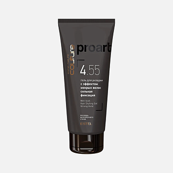 ESTEL PROFESSIONAL HAUTE COUTURE 4.55, гель для укладки с эффектом мокрых волос сильная фиксация, 200 мл
