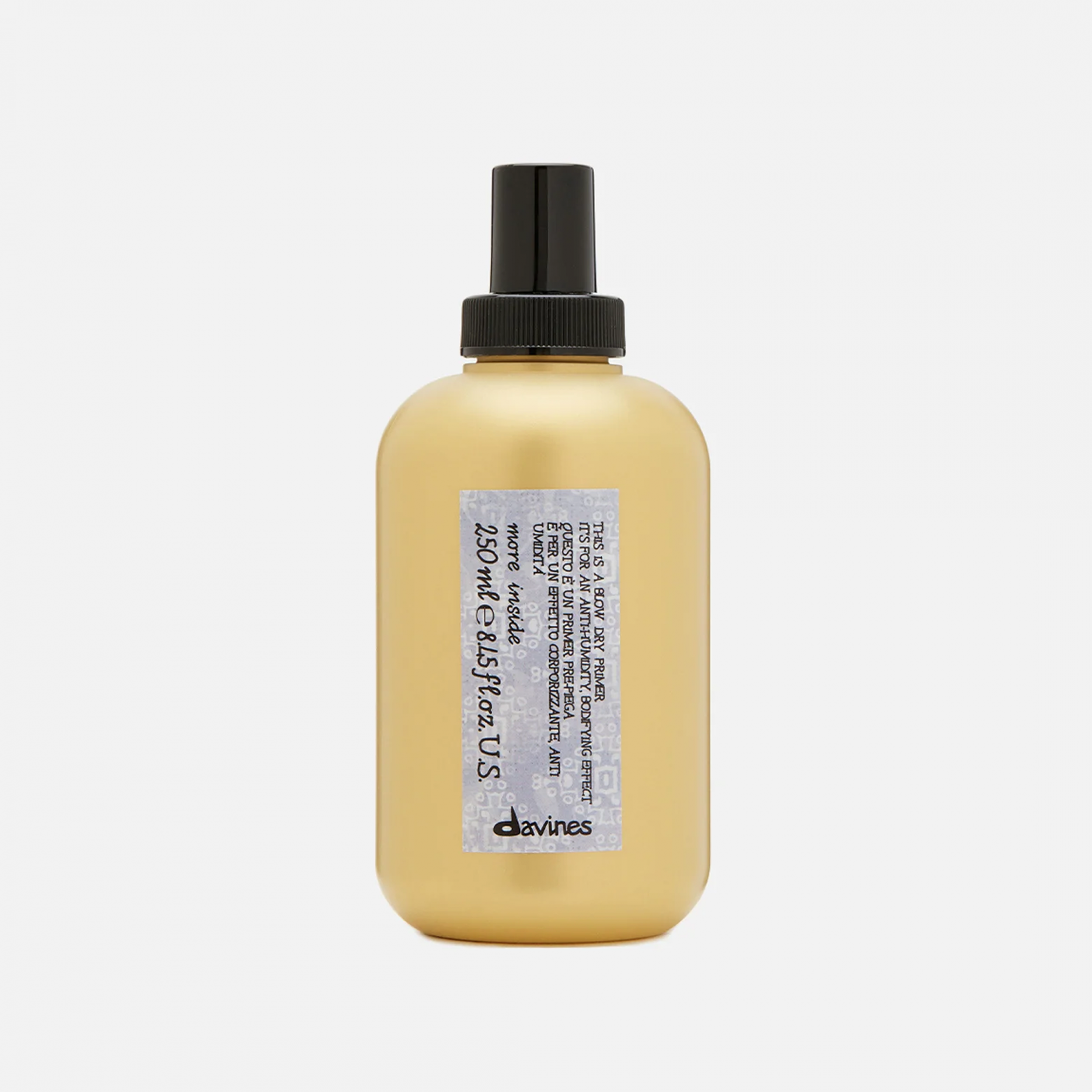 DAVINES More Inside Blow Dry Primer, защитный спрей-праймер для волос, 250 мл